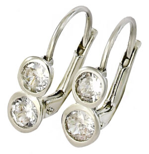 Strieborné náušnice 