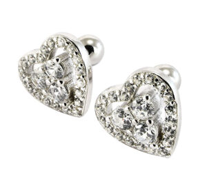 Strieborné náušnice