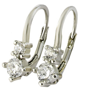 Strieborné náušnice