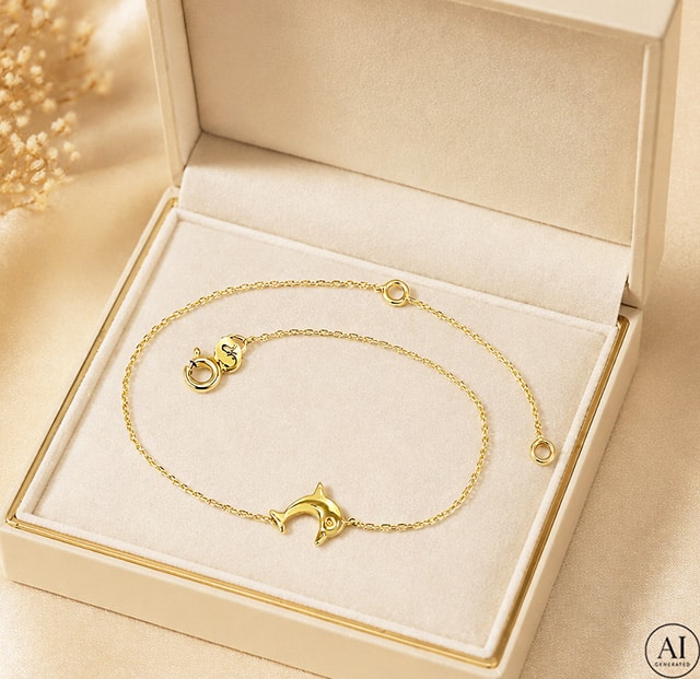 Glare 14K arany karkötő 448 - Image 3