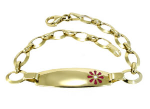 Zlatý detský náramok 