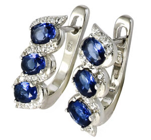 Strieborné náušnice