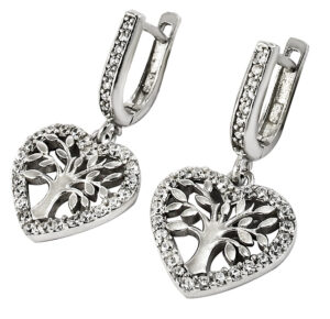 Strieborné náušnice