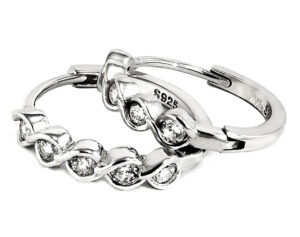 Strieborné náušnice