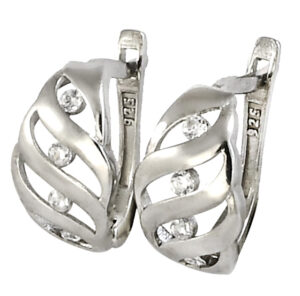 Strieborné náušnice 