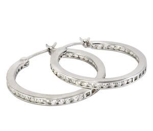 Strieborné náušnice 