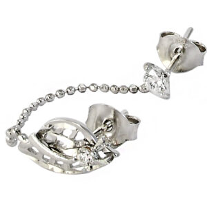 Strieborná náušnica