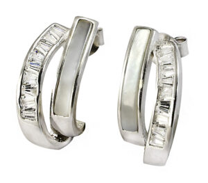 Strieborné náušnice