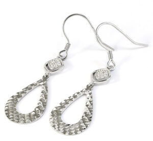 Strieborné náušnice 