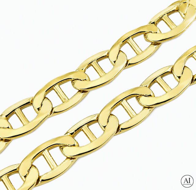 14K-os arany lánc Glare 837